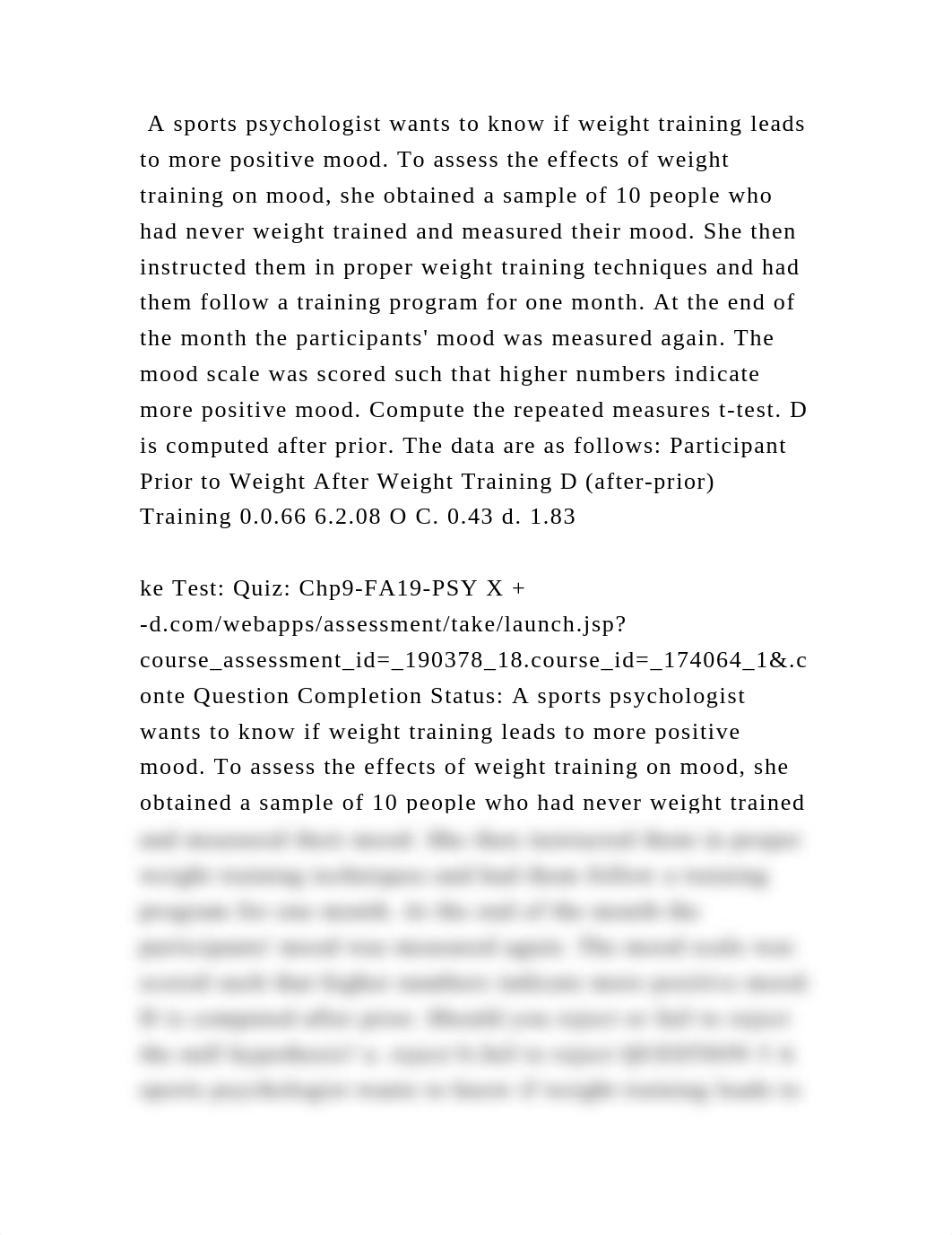 A sports psychologist wants to know if weight training leads to more .docx_dpr5iq5h08h_page2