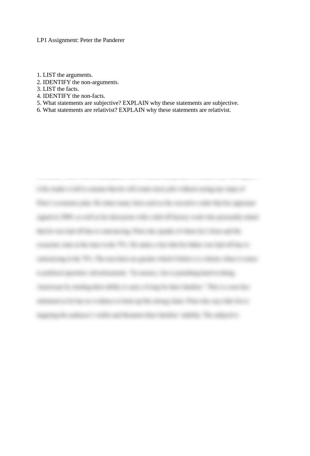 LP1 Assignment. Peter the Panderer.Woodard.docx_dprb13bczxy_page1