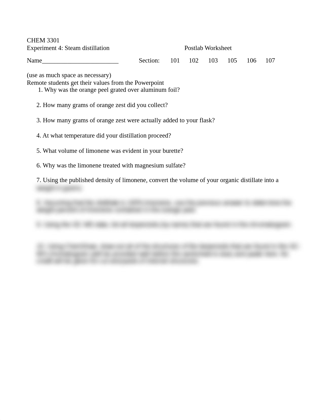 Exp 4 - Postlab (steam distillation of orange peel).docx_dprh59fc5rx_page1