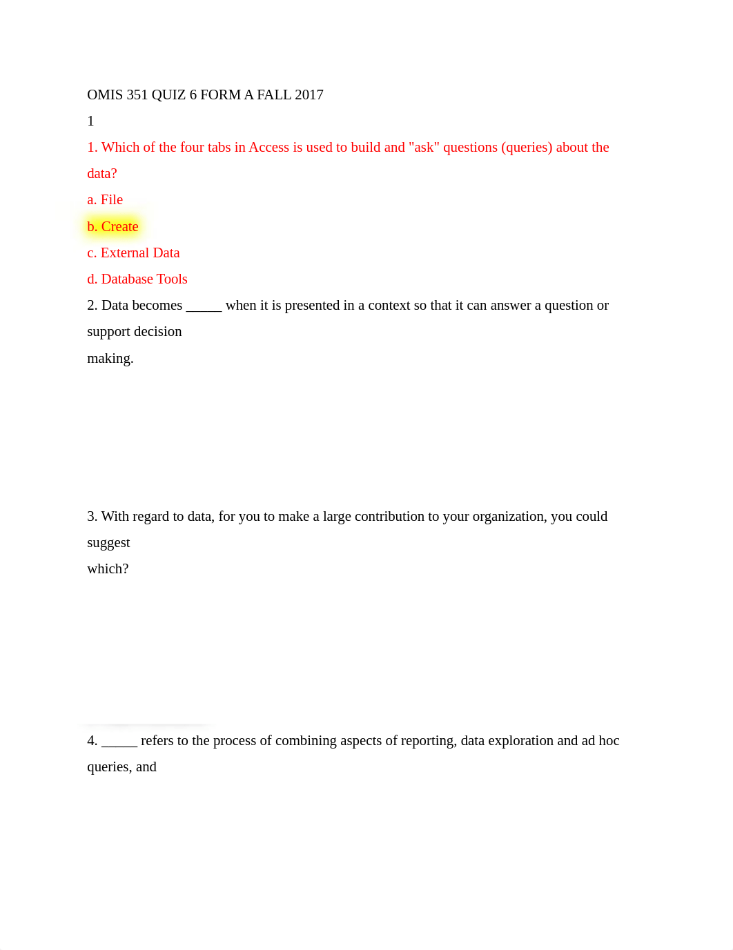 OMIS 351 QUIZ 6 FORM A FALL 2017.docx_dprprf25w9d_page1