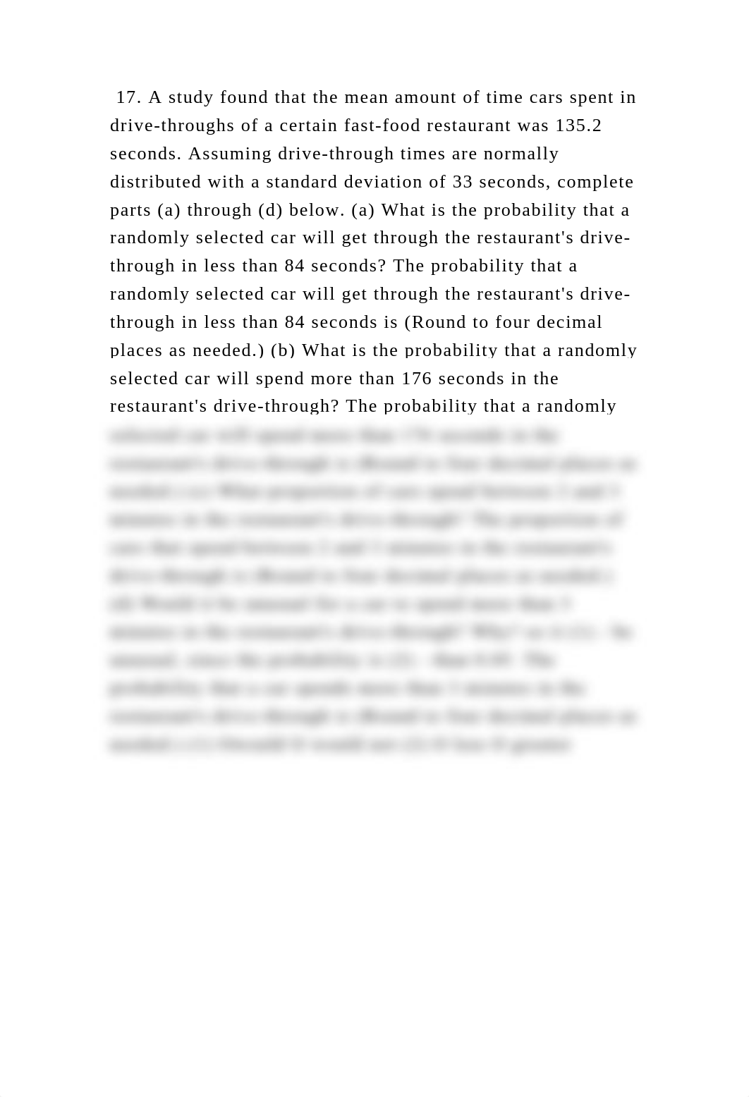 17. A study found that the mean amount of time cars spent in drive-th.docx_dprq9bwmopj_page2