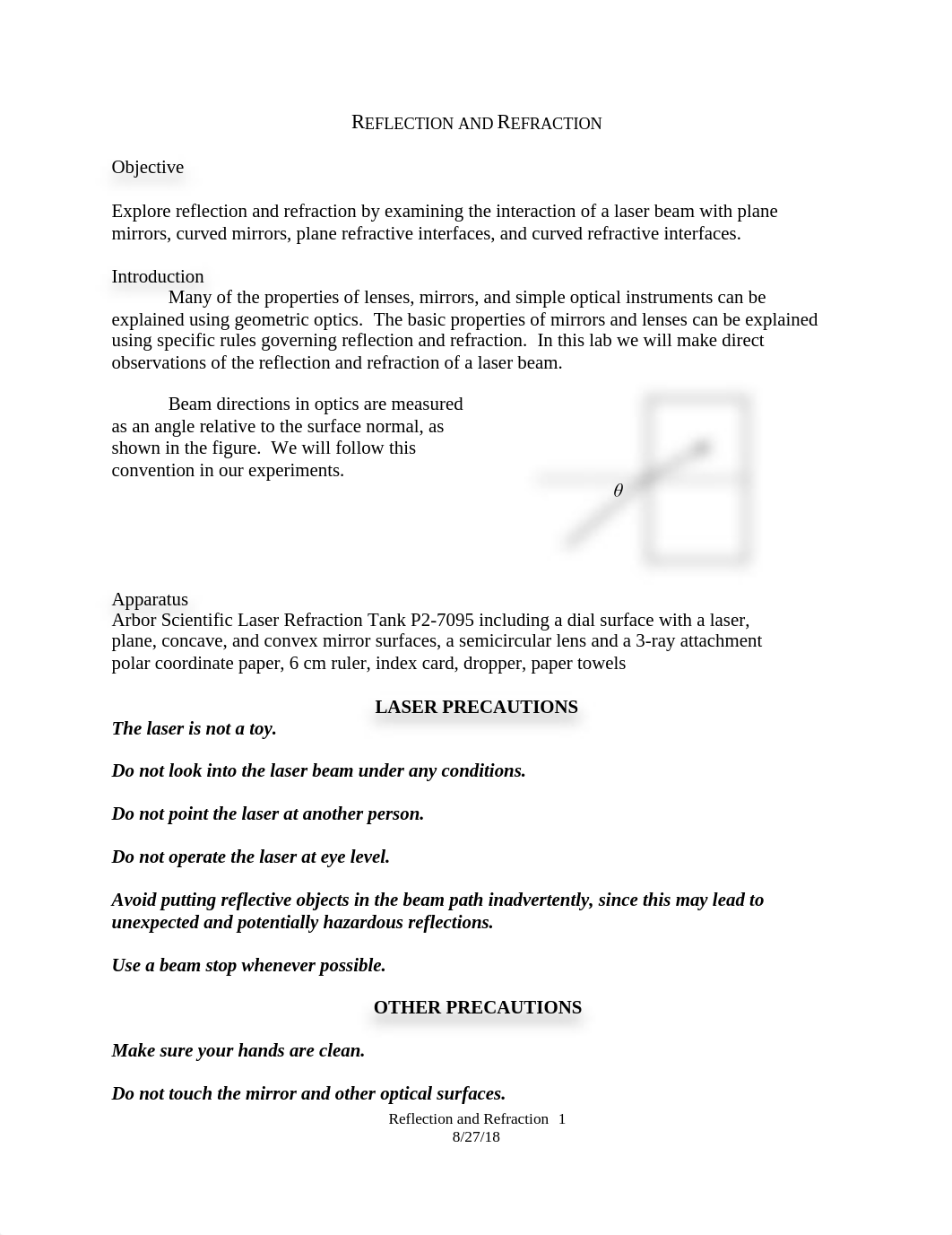 Reflection and Refraction Lab.pdf_dprs1sr0c3q_page1