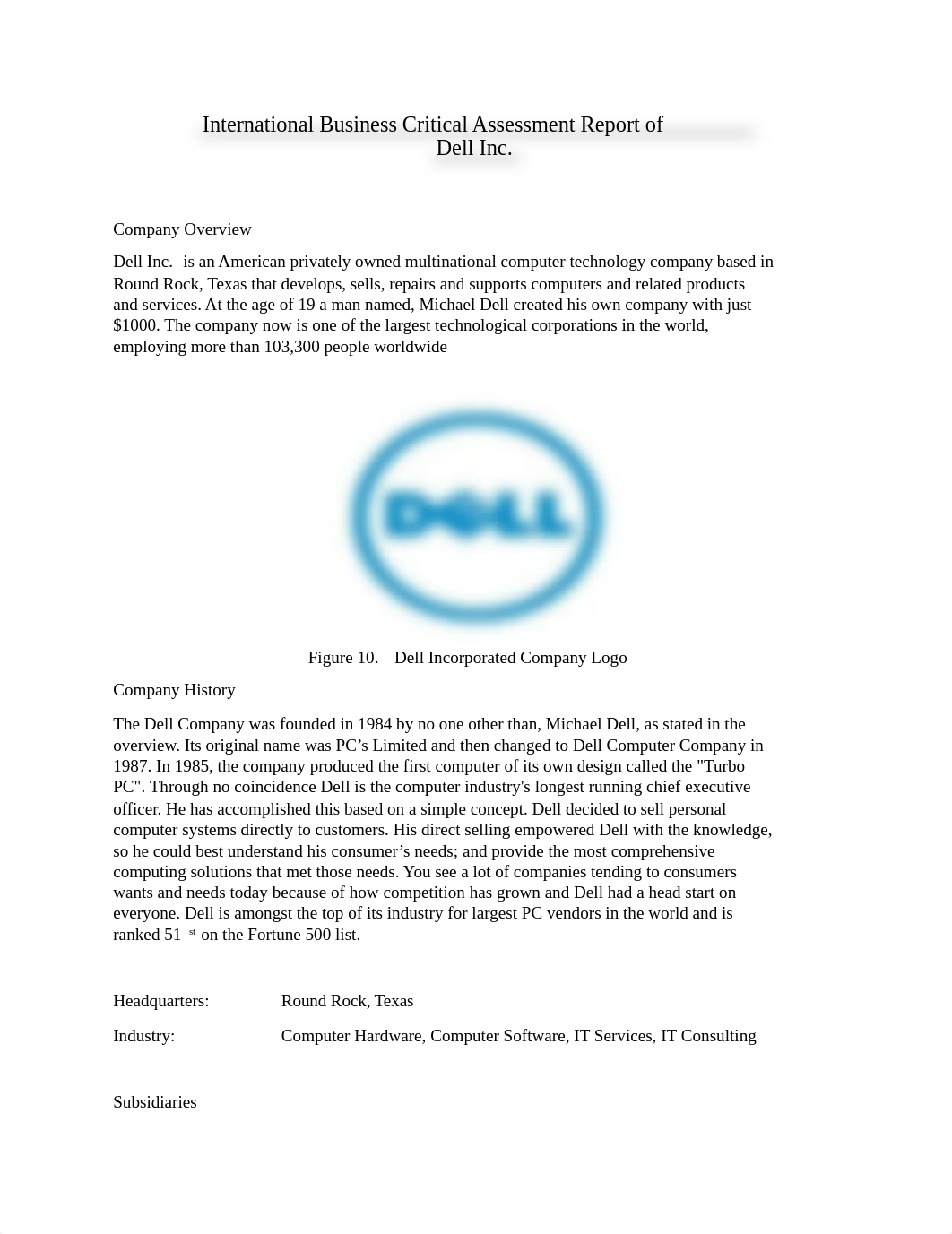 International Business Critical Assessment Report of_dps1ofin5oj_page1