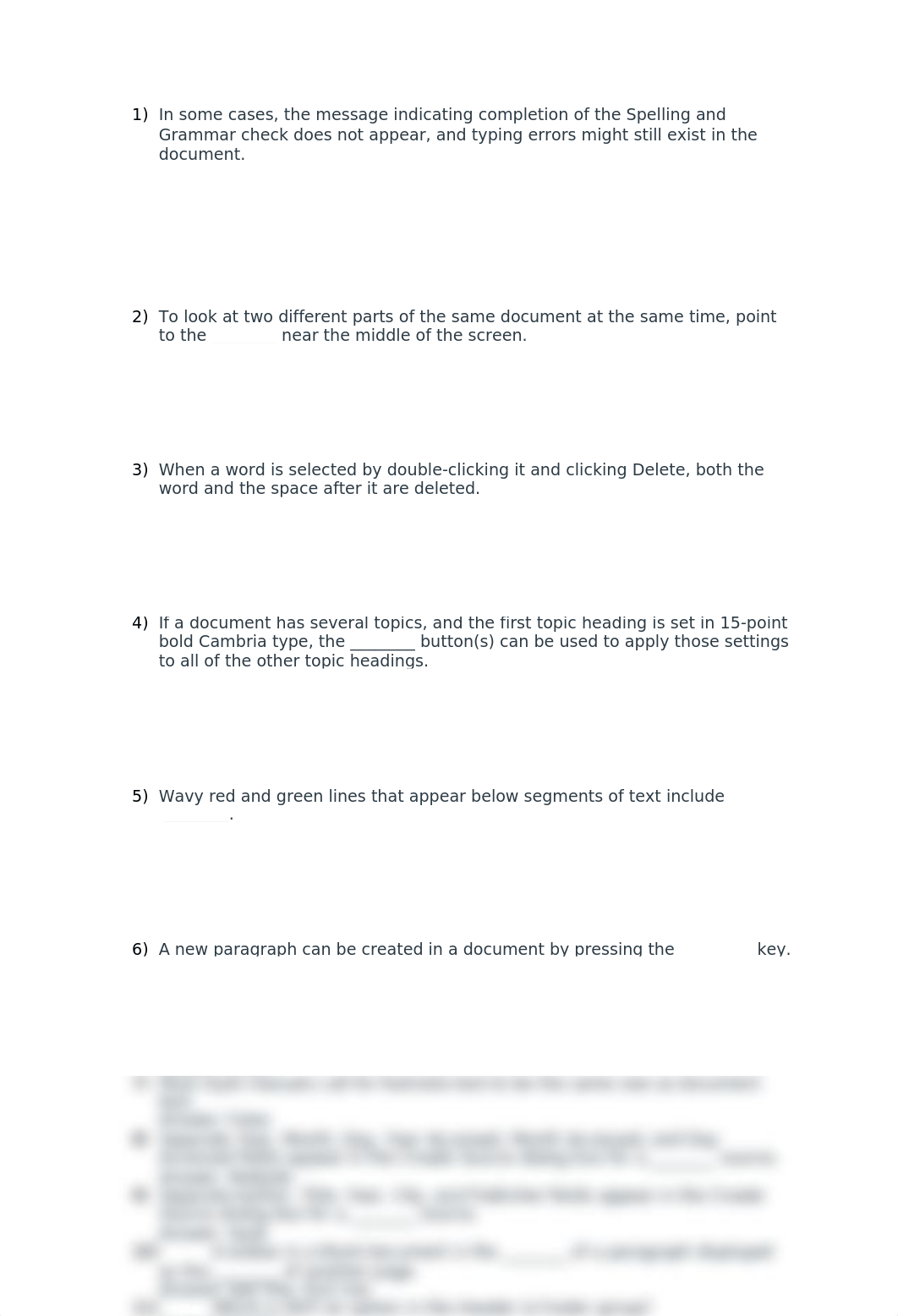 CGS1100 Business Computer Applications - Word Objective Test Answers.docx_dpsk1bl3dux_page1