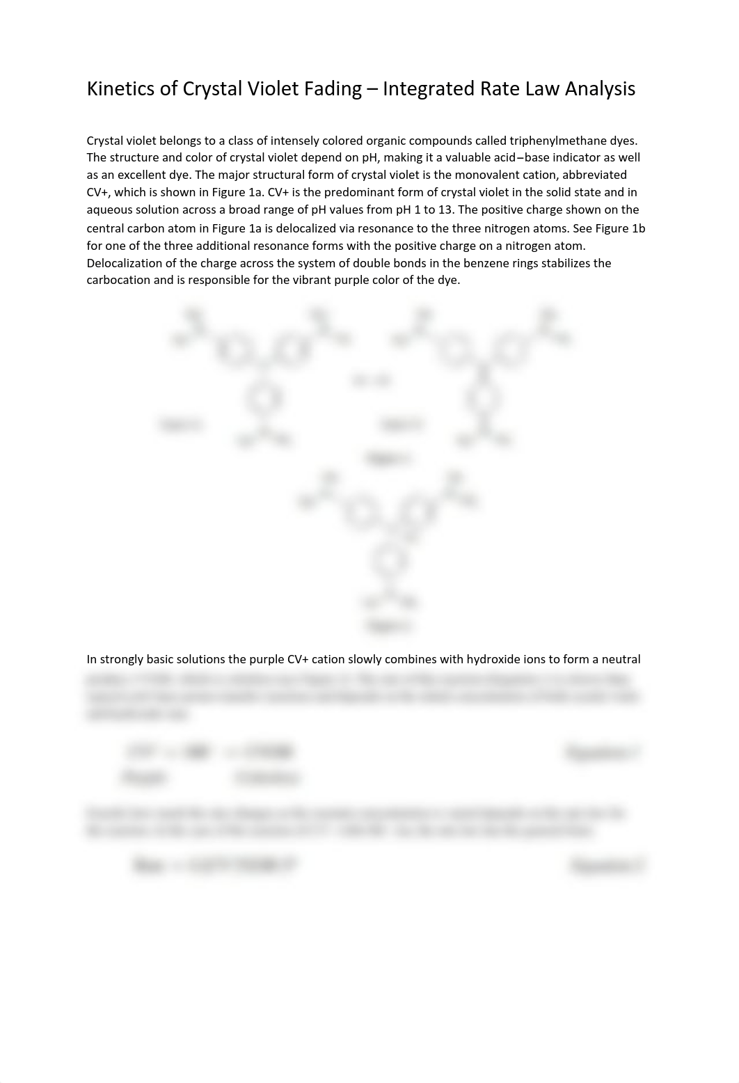 - Kinetics of Crystal Violet Fading Lab Short.pdf_dpsl8lbmtbz_page1