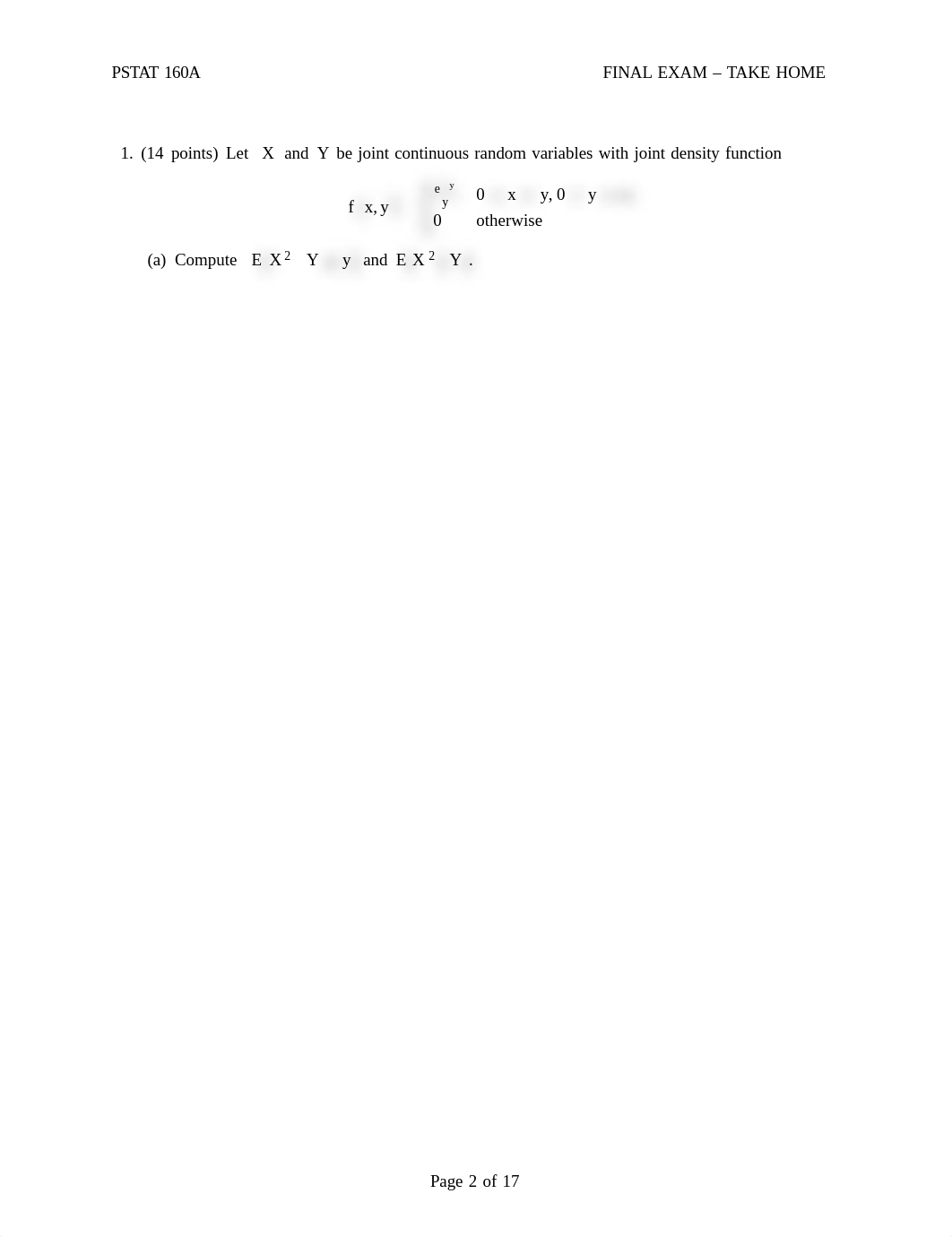 PSTAT160A_Spring2020 Final_TakeHome.pdf_dpsrxt8xogx_page1