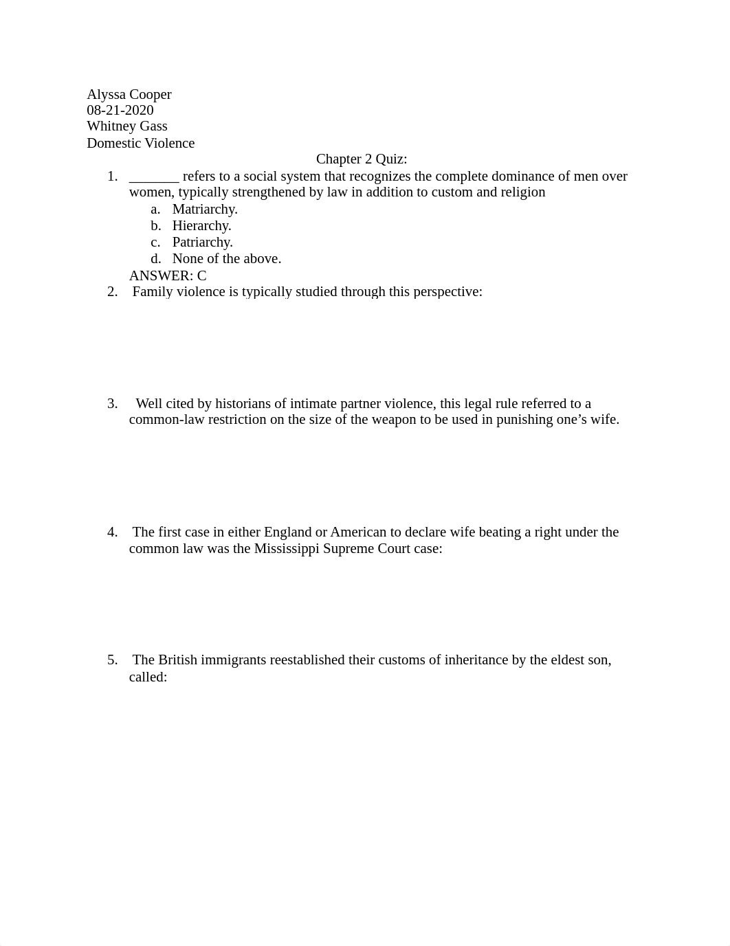 Domestic Violence Chpter 2 Quiz.docx_dpsvwaouh1v_page1