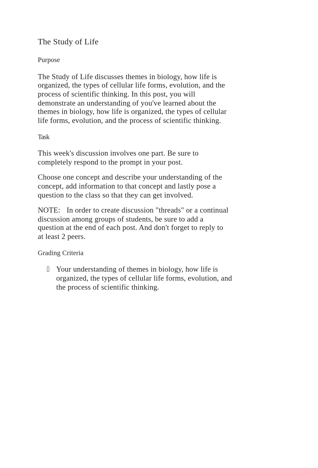 The Study of Life DISCUSSION.docx_dpthrz51rsd_page1