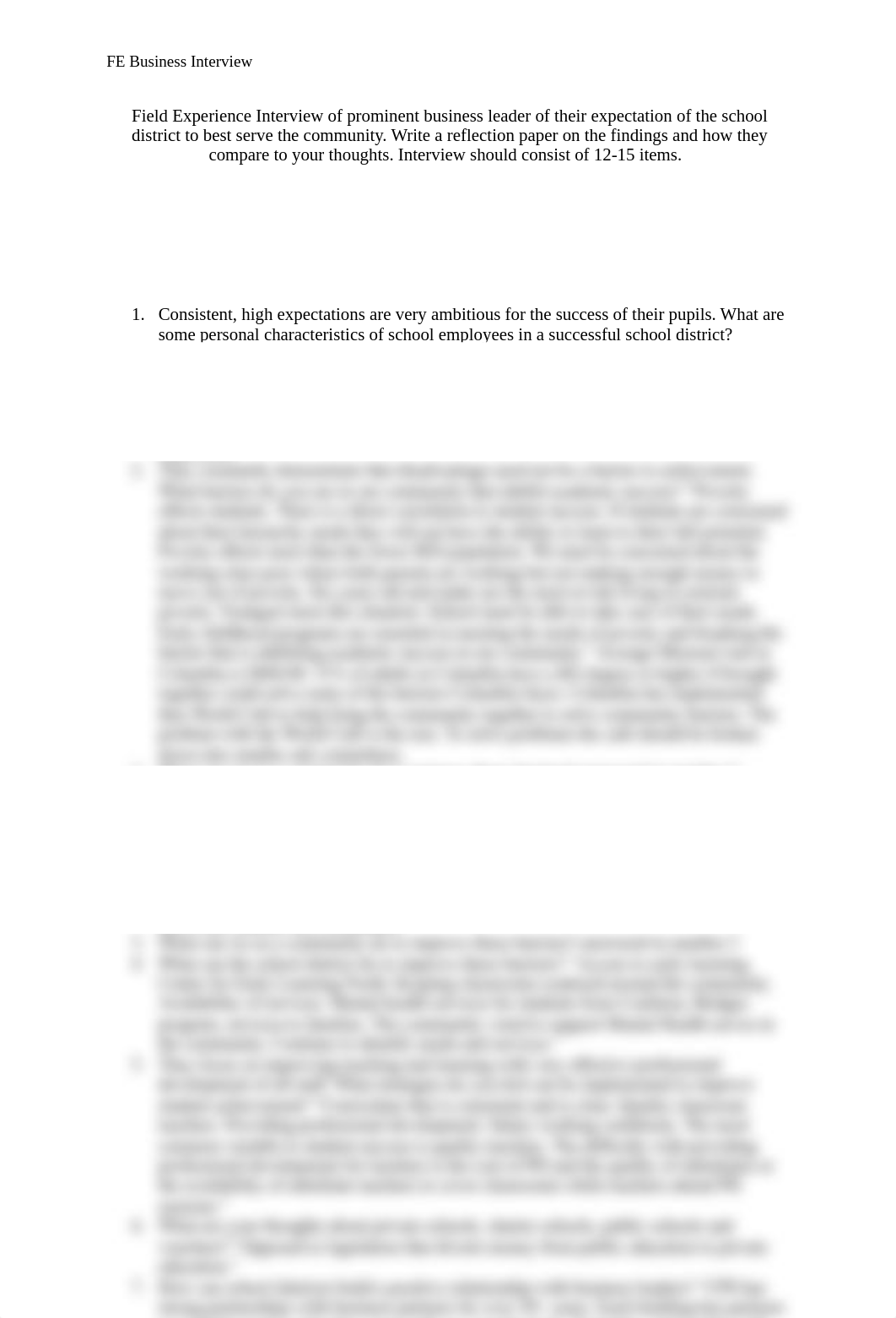 Field Experience Interview of prominent business leader of their expectation of the school district_dptq7ngr3dc_page2