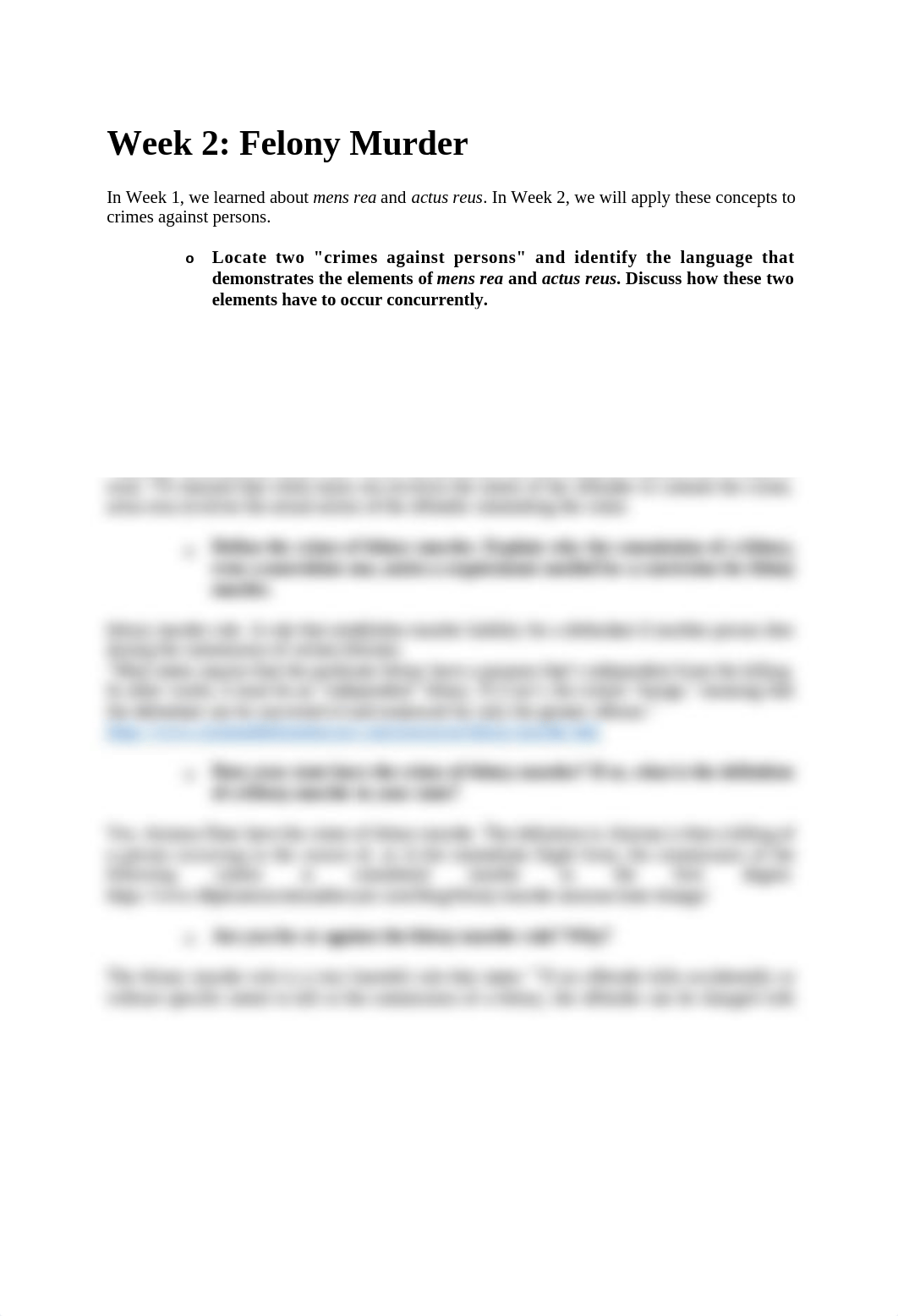 Week 2- Felony Murder DISCUSSION.docx_dptt7qctgti_page1