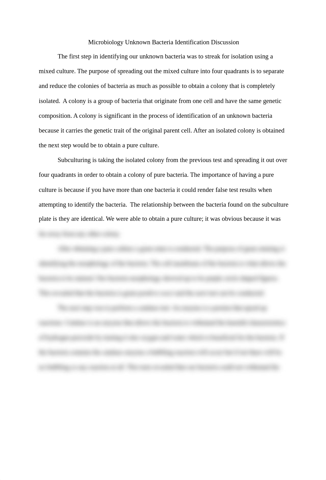 Microbiology Unknown Bacteria Identification Discussion.docx_dptzjbcoppc_page1