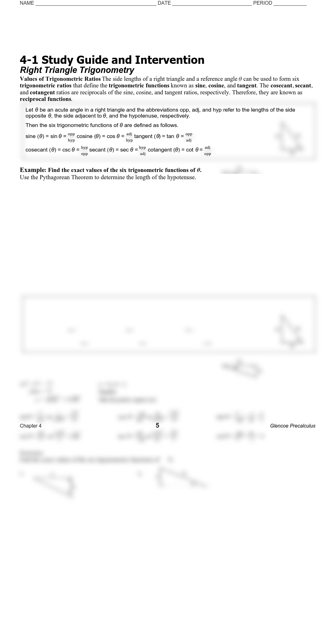 4.1 Study Guide and Intervention Right Triangle Trigonometry.pdf_dpu6nqsstxe_page1