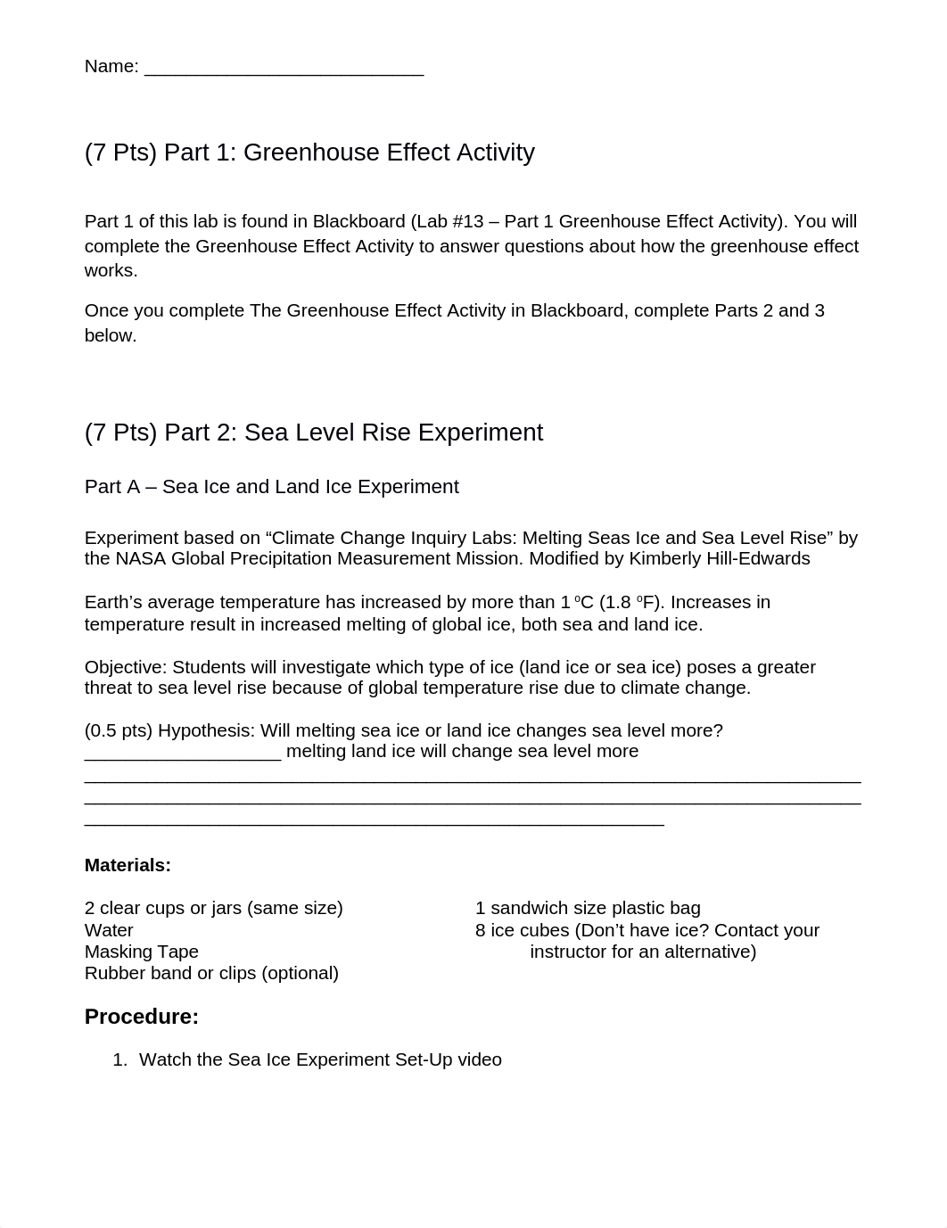 Sea Level Rise Experiment, GH Effect Activity and Meet the GHG (S21)(1) (1).docx_dpuahssytkd_page1