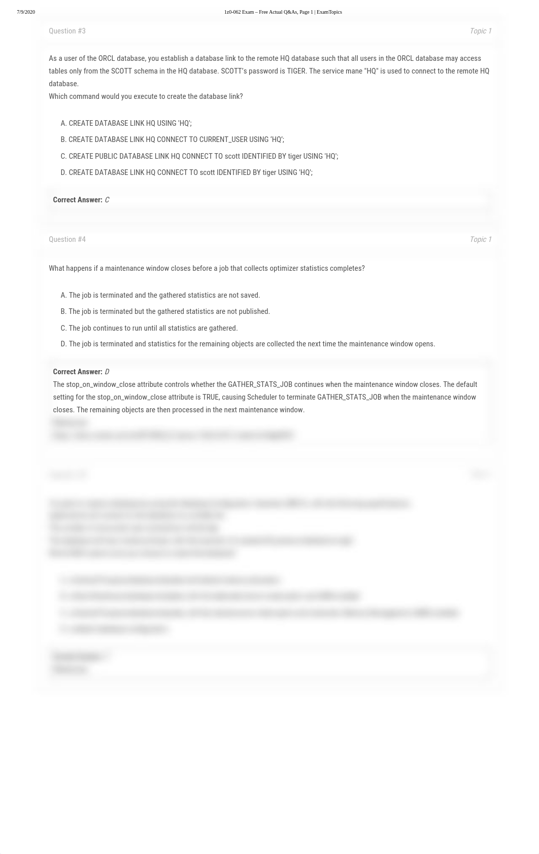 1z0-062 Exam - Free Actual Q&As, Page 1 _ ExamTopics1 176.pdf_dpufw9j15m2_page2