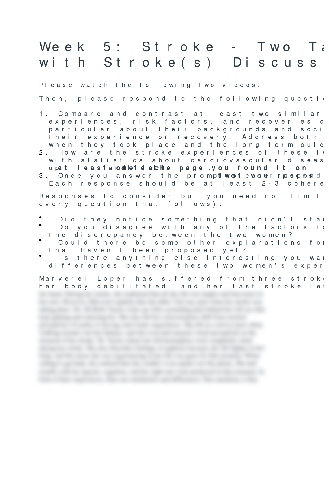 PSYC 310- Week 5 Two Tales of Experience with Strokes Discussion.docx_dpuvn6oprc2_page1