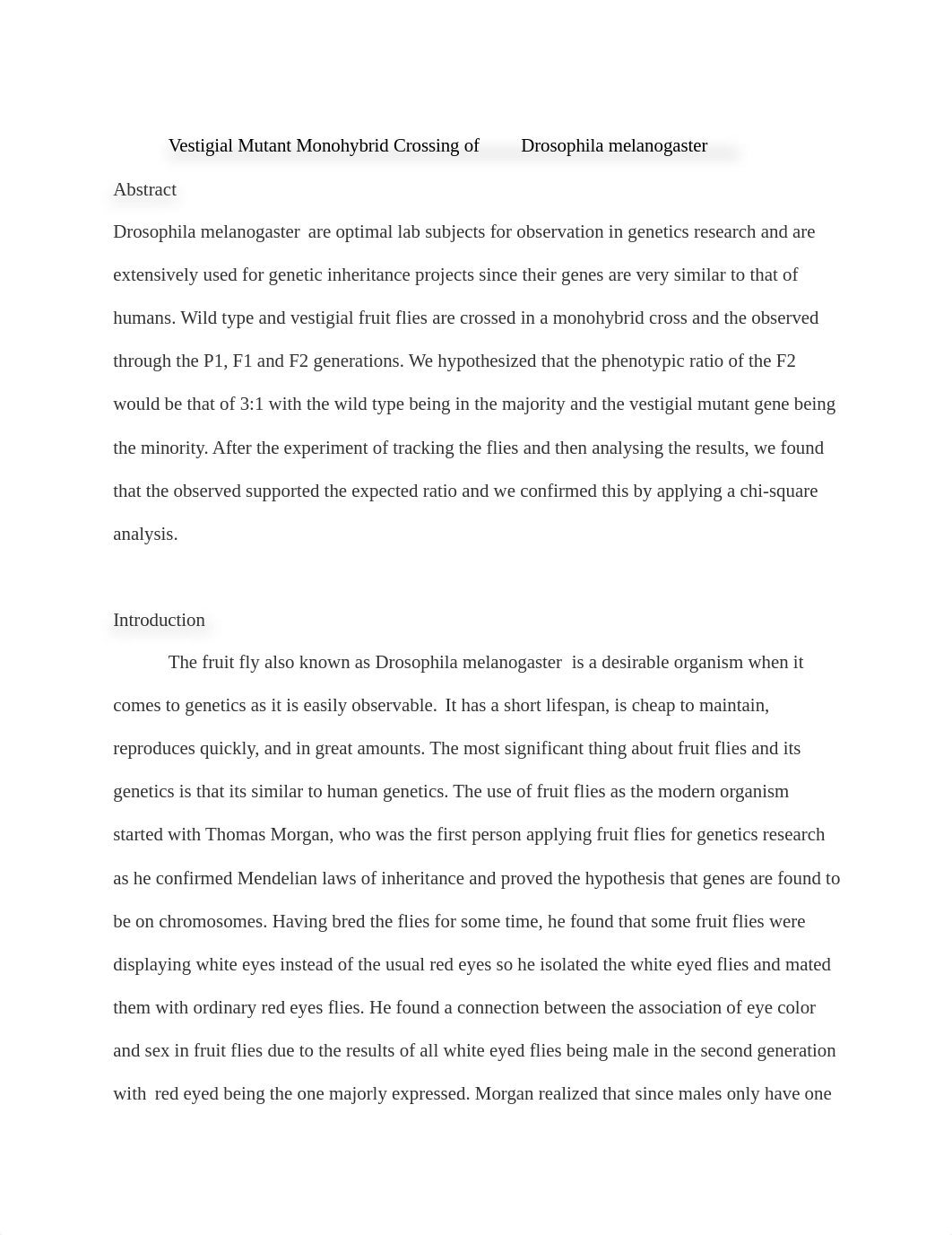 Vestigial Mutant Monohybrid Crossing of Drosophila Melanogaster.docx_dpuw3ddaqdz_page1