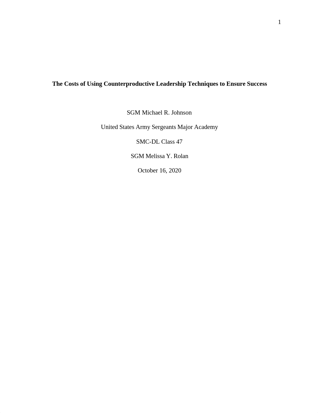 JOHNSON MICHAEL L520 Brainbridge Ethics Paper.docx_dpv11ug6qm9_page1