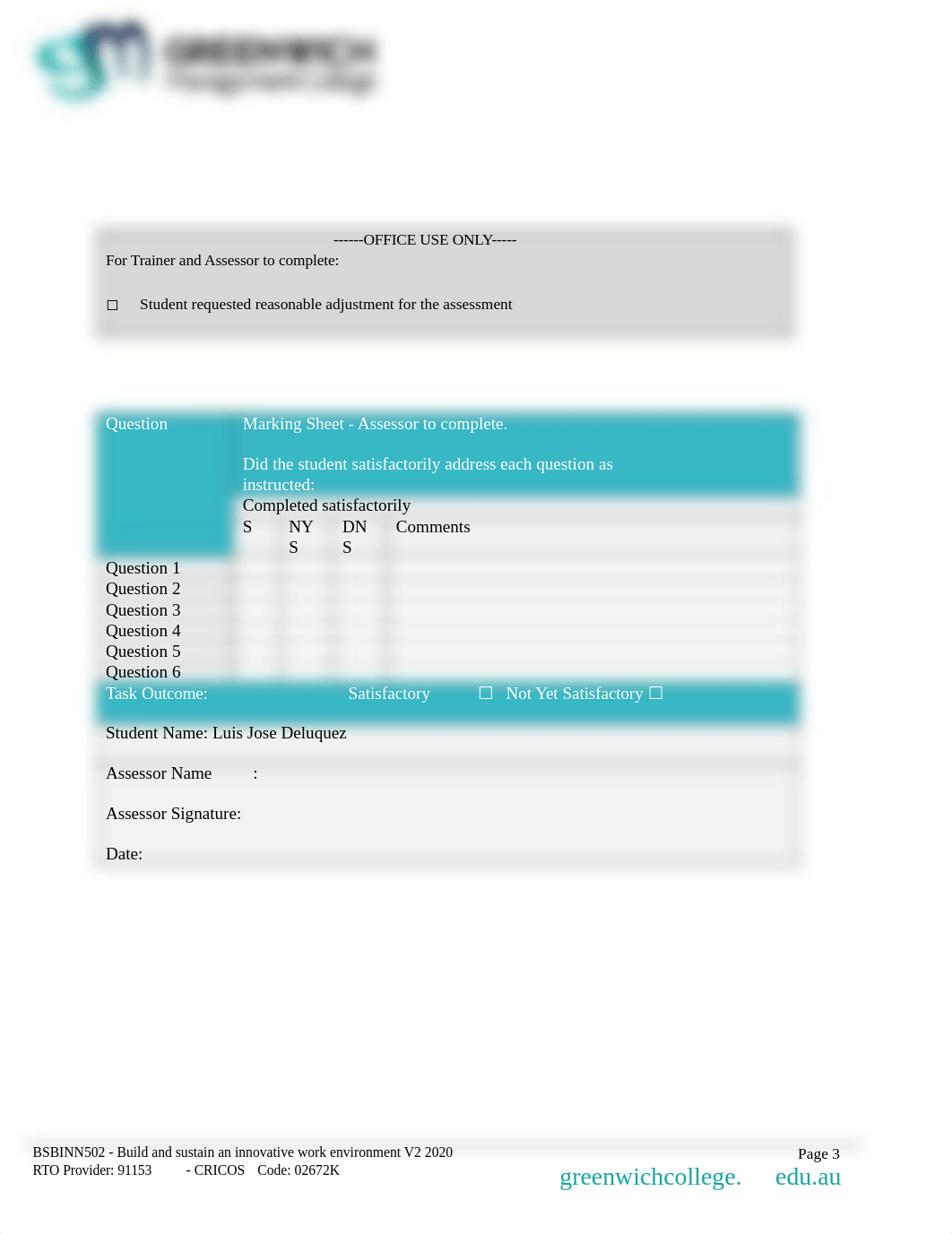 BSBINN502 - Build and sustain an innovative work environment -  Assessment Task 1. Luis Jose Deluque_dpvddwh90bq_page3