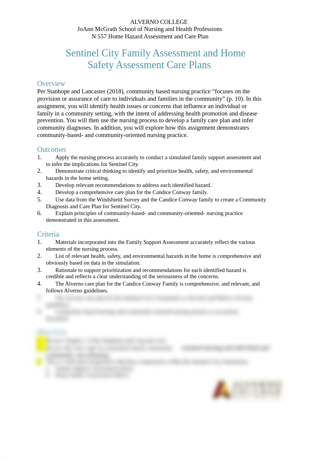 Alverno N557 Sentinel City Family Assessment (1).doc_dpveg1k8juc_page1