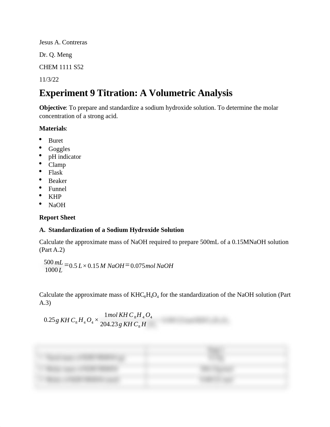 Experiment 9 A Volumetric Analysis.docx_dpvghlvvmmg_page1