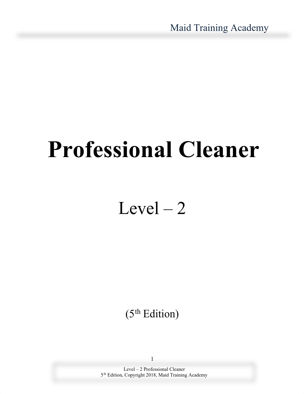 Professional Cleaner Level-2  (5th Edition).pdf_dpvgtjksjmf_page1