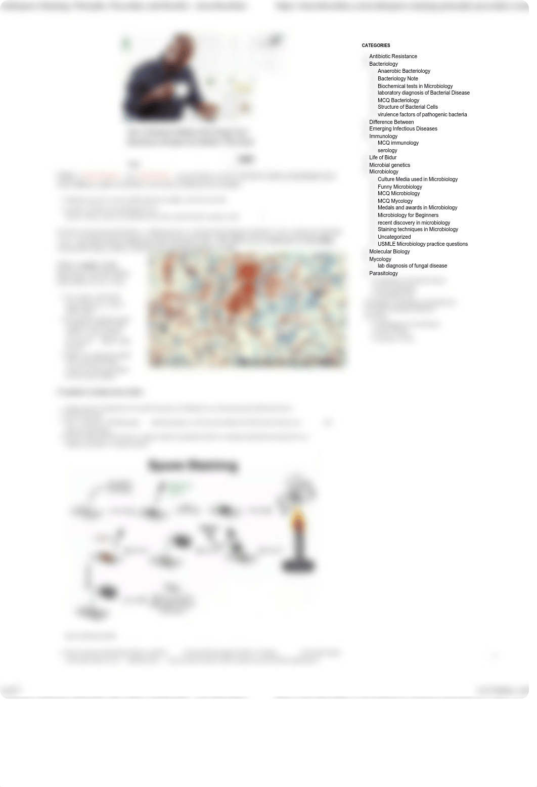 Endospore Staining_ Principle, Procedure and Results - microbeonline.pdf_dpwh7big8kn_page2