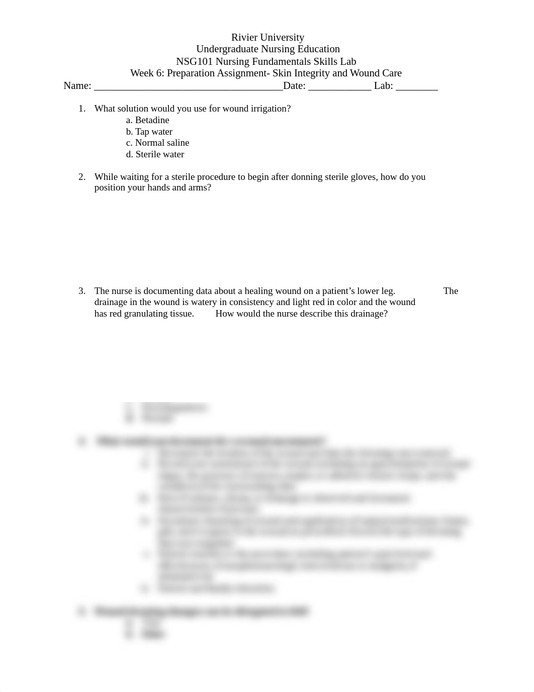 Week 6- Skin Integrity and Wound Care Preparation Activity.docx_dpwhjiyja81_page1