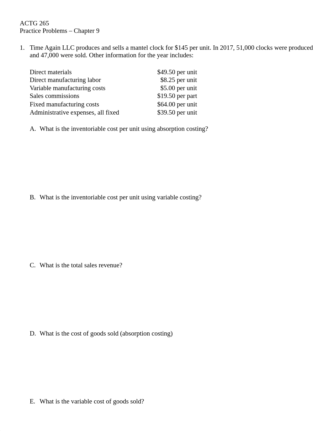 ACTG 265 Chapter 09 Practice Problems KEY.docx_dpwi21635l7_page1