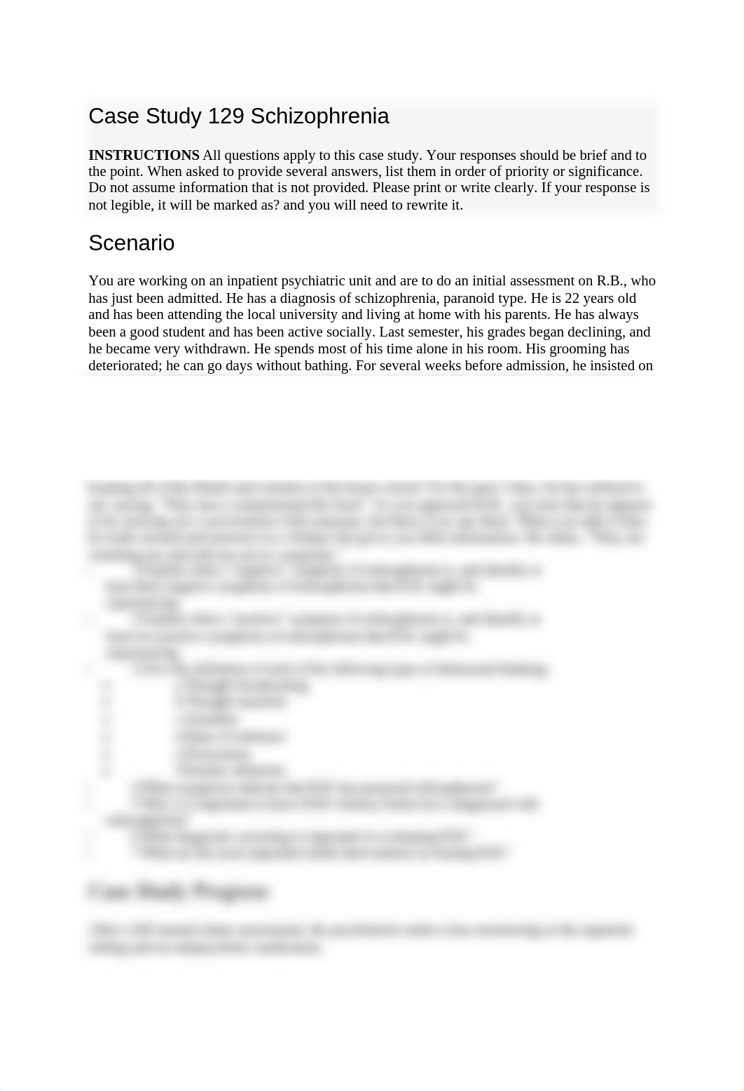 Case Study 129 Schizophrenia.docx_dpwqkhy9i0s_page1