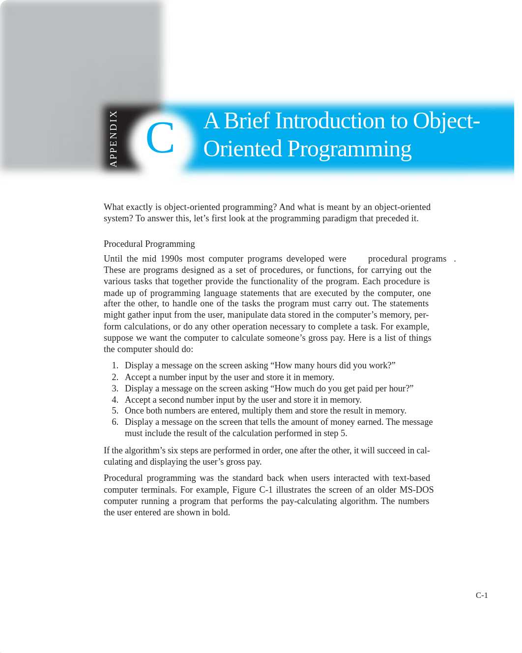 Appendix C - A Brief Introduction to Object-Oriented Program_dpwz7uub147_page1