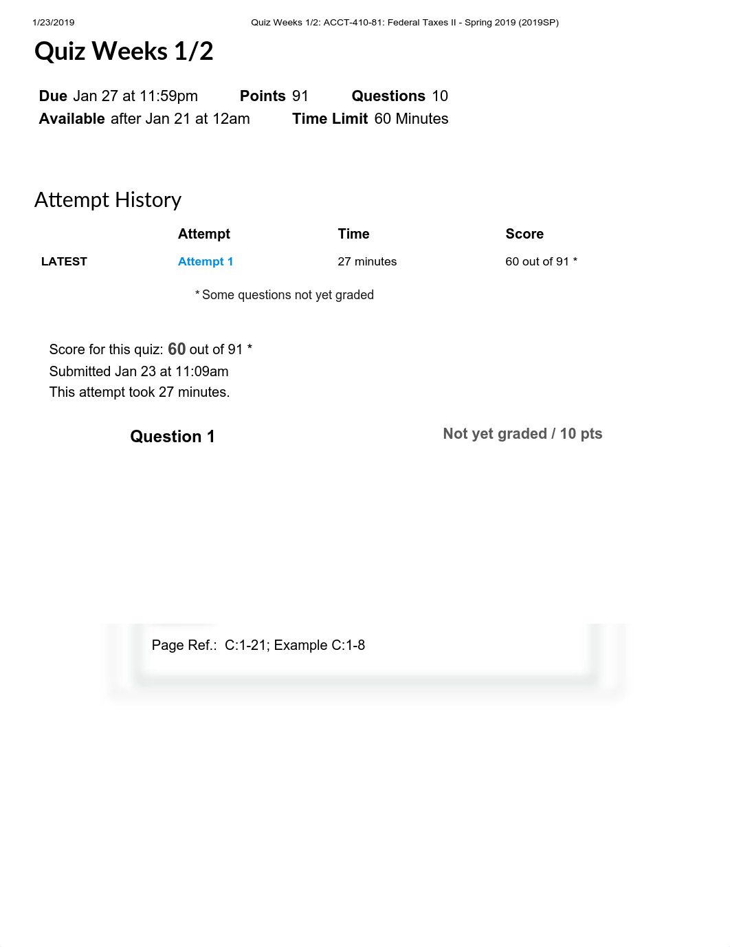 Quiz Weeks 1_2_ ACCT-410-81_ Federal Taxes II - Spring 2019 (2019SP).pdf_dpx27nsrhlw_page1