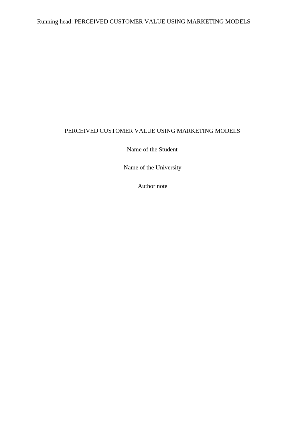 PERCEIVED CUSTOMER VALUE USING MARKETING MODELS.docx_dpxcowhp91s_page1