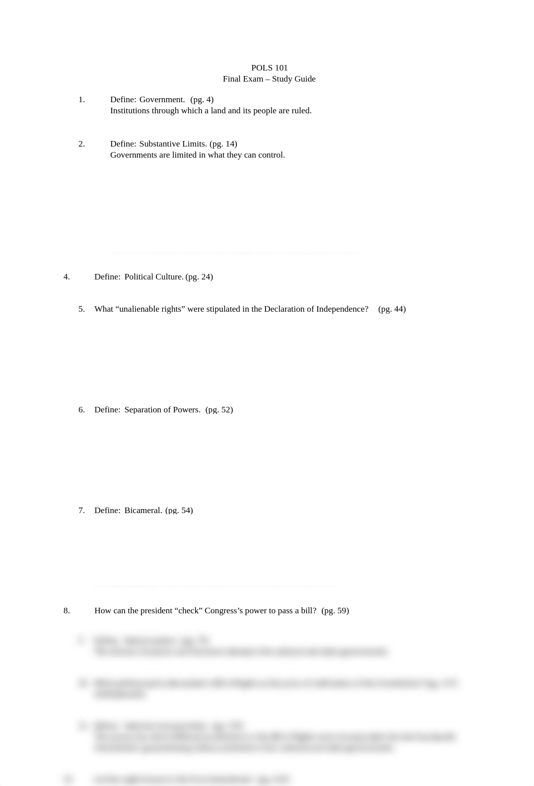 POLS 101 Final Study Guide(4)_dpxellignlh_page1