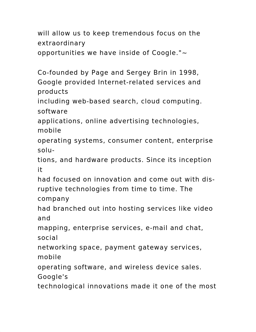 Case 1 Alphabet Inc Reorganizing Google CASE 1 Alpha.docx_dpxv3w24vbn_page4