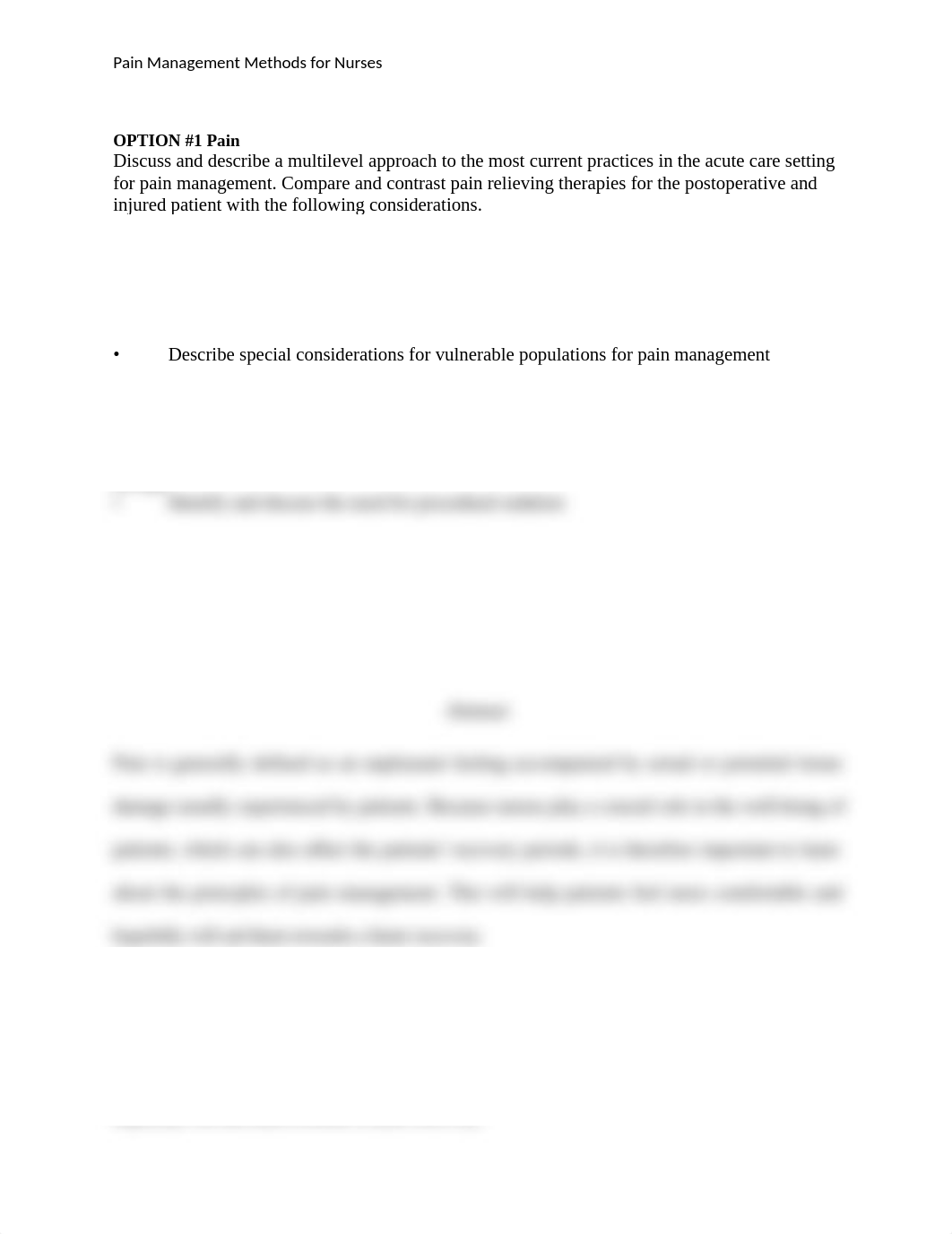 Pain Management Practices med surge essay.docx_dpy2qwg7k5o_page2