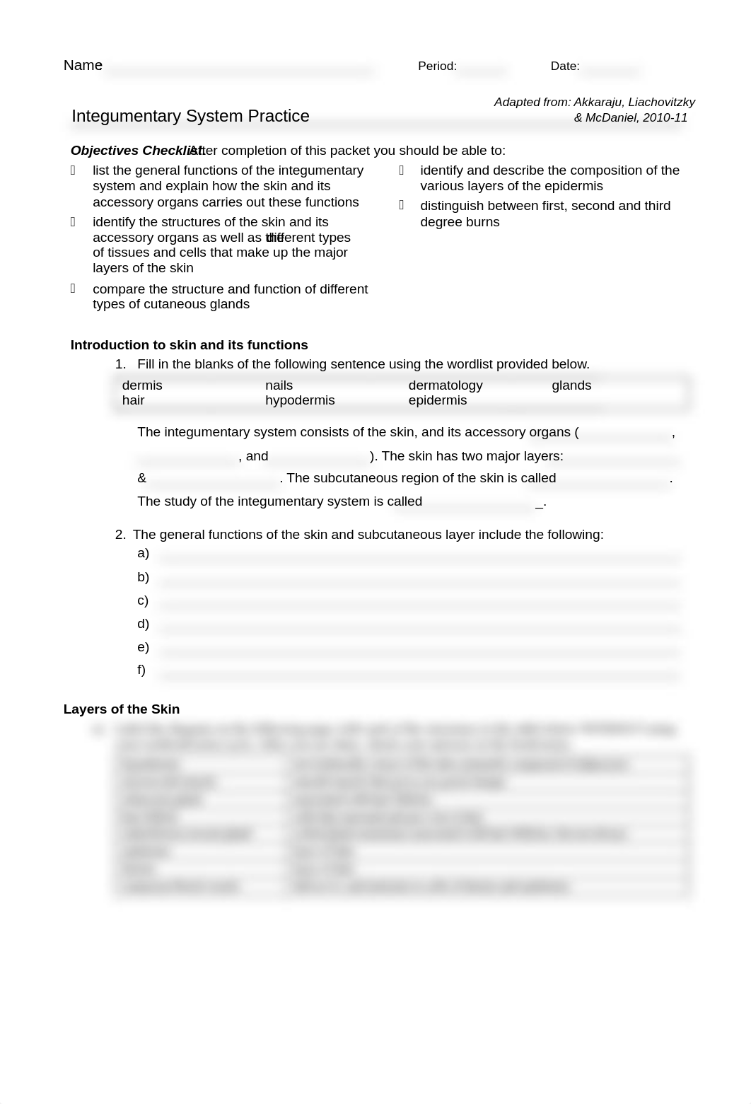 06 Integument Practice Labeling and Questions.pdf_dpyhj5k5qts_page1