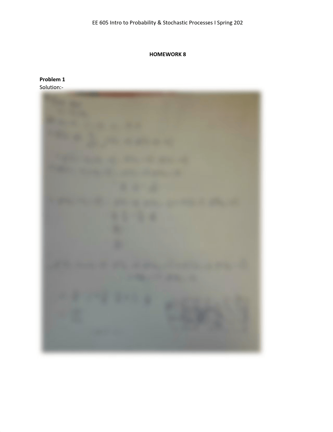 Homework 8(Probability and stochastic process 1).pdf_dpz5w0yy3a7_page1