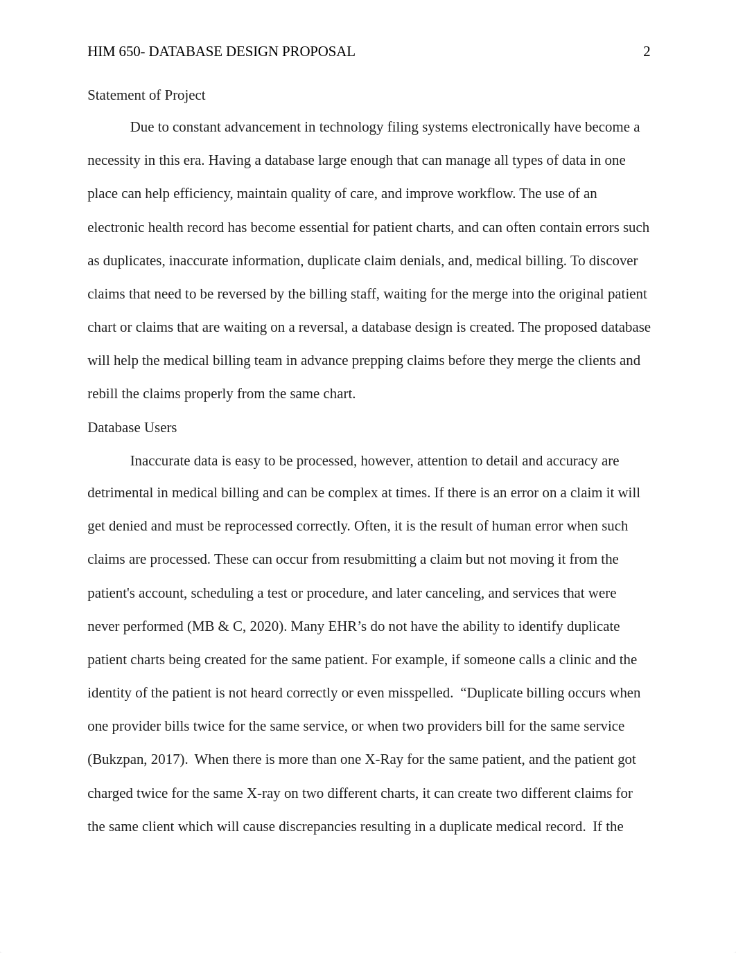 Stephen Samuel- HIM650.Database Design Proposal.docx_dpzhdtixlhz_page2