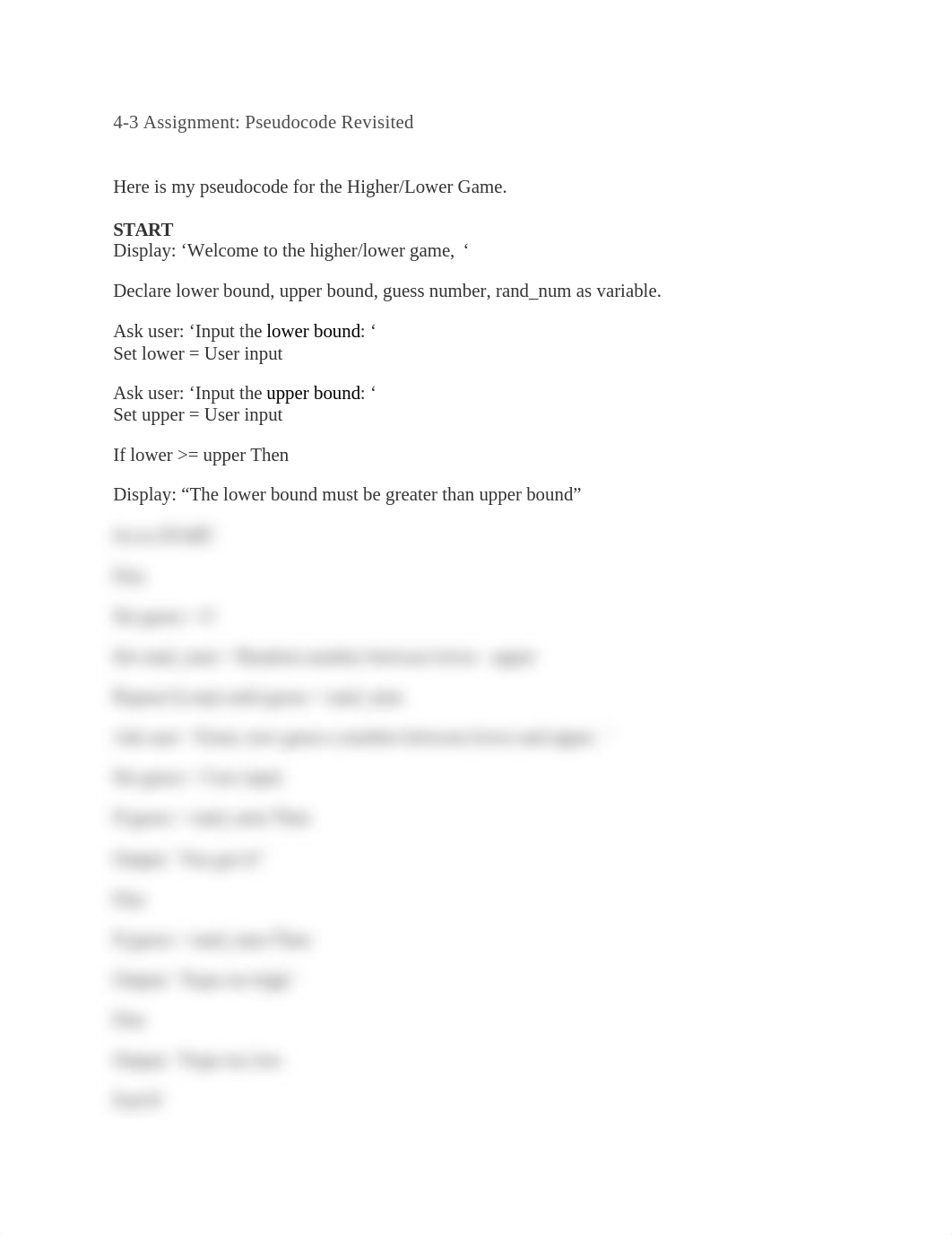 4-3 Assignment Pseudocode Revisited Aquie Harris.docx_dpzho40bmdn_page1