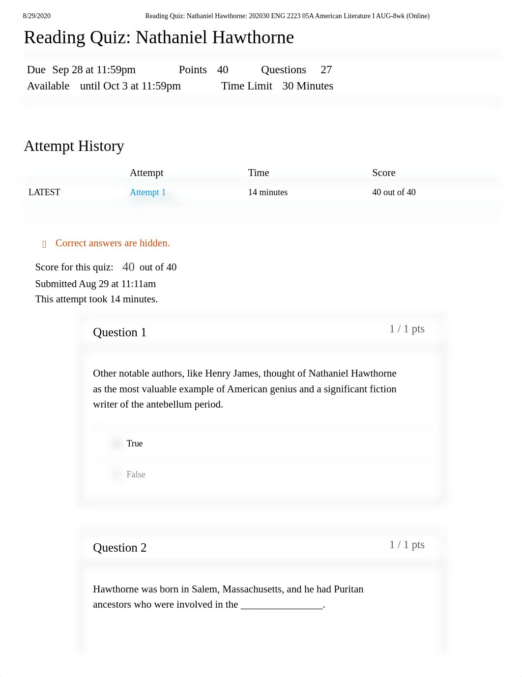 Reading Quiz_ Nathaniel Hawthorne_ 202030 ENG 2223 05A American Literature I AUG-8wk (Online).pdf_dpzp98papeu_page1