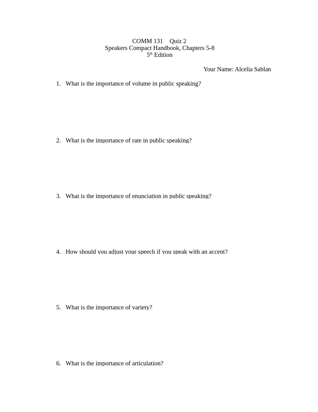 COMM 131 Quiz 2 , 5th edition (2), Sablan.docx_dpzs9xriwcm_page1