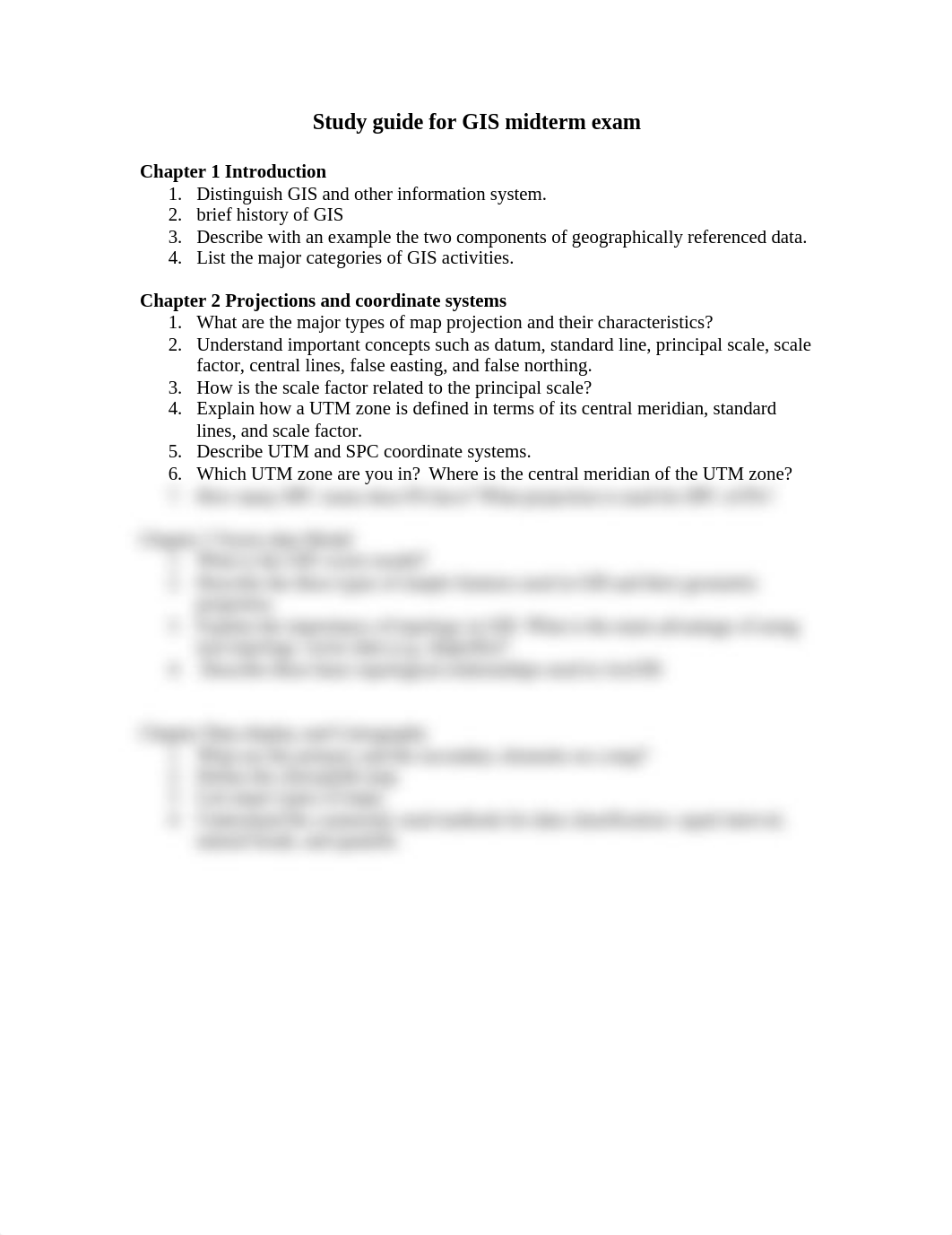 Study guide for GIS midterm exam (1)_dpzw47k5iqb_page1