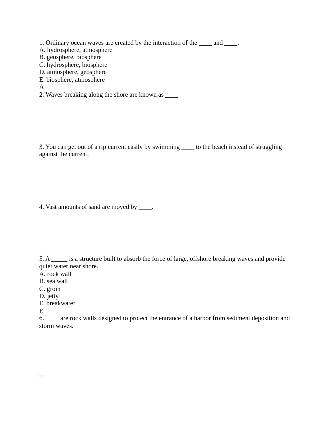 Geology 1303 chapter 14 quiz and answers copy.docx_dpzw7x8xs0t_page1