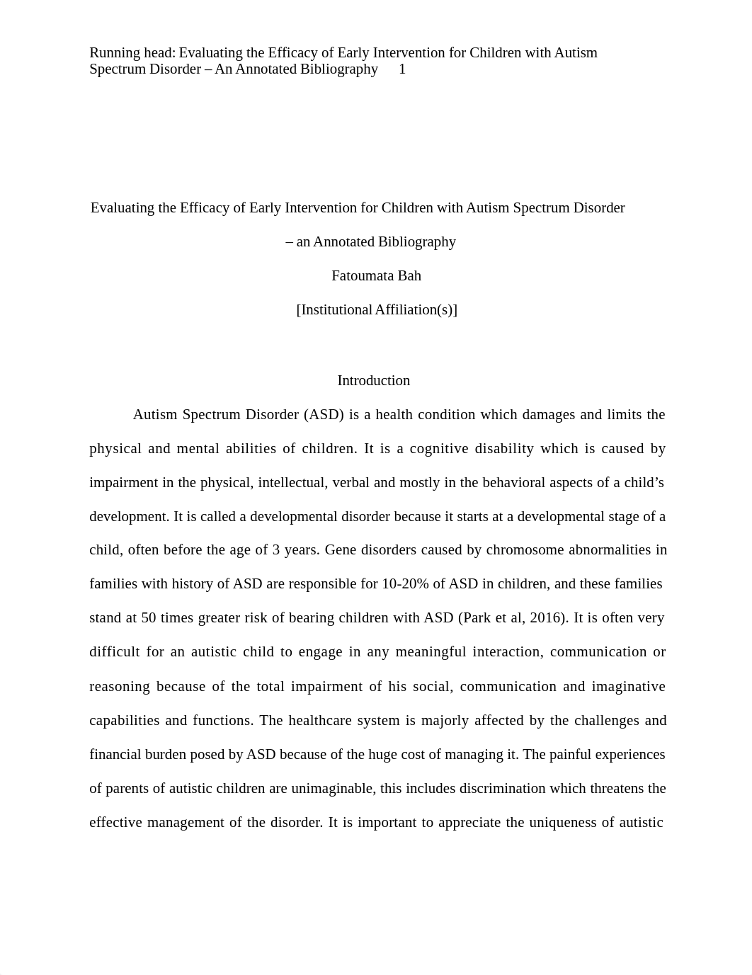 Evaluating the Efficacy of Early Intervention for Children with Autism Spectrum Disorder - an Annota_dq07afnx4fz_page1