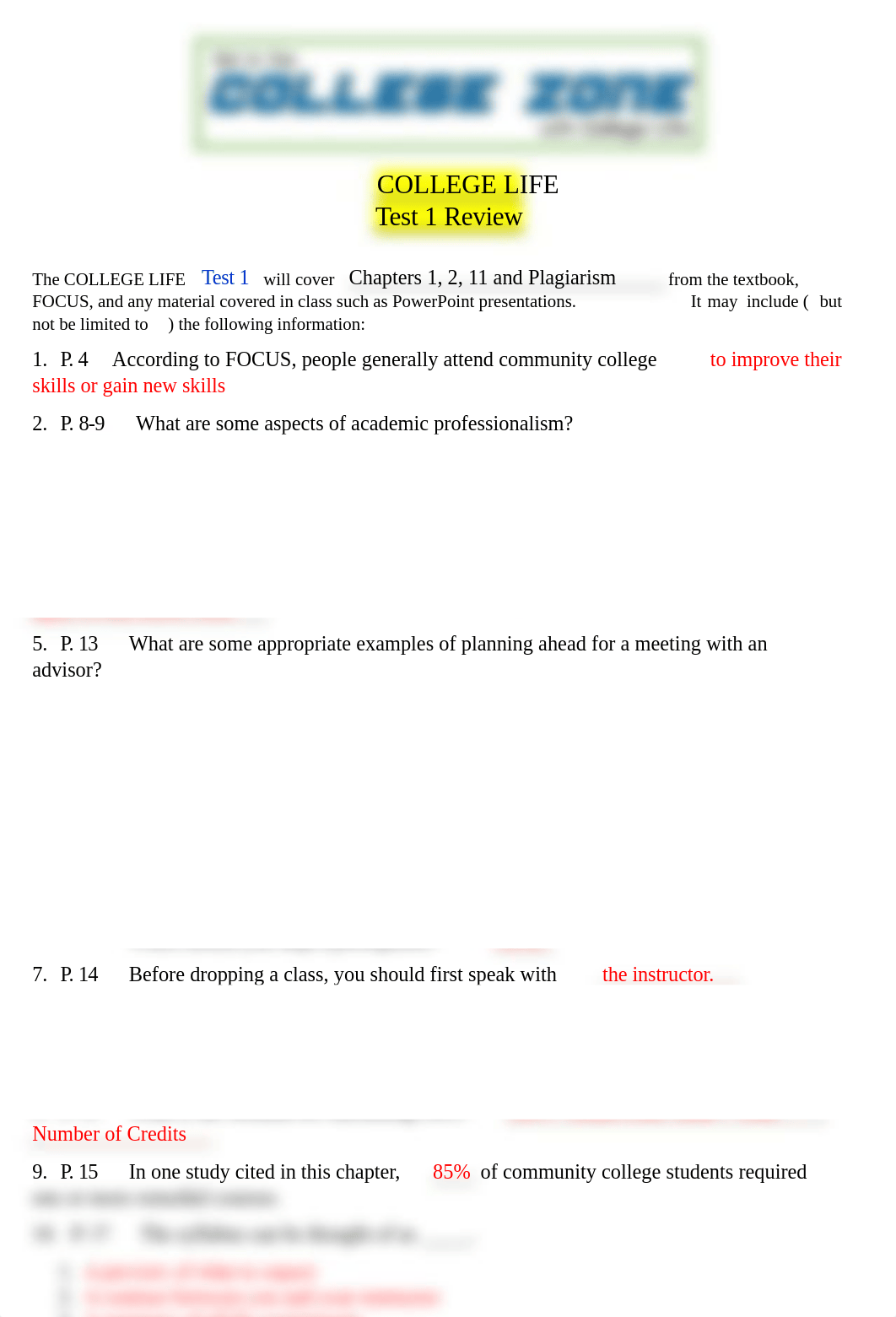 Test 1 Review Answers  5th edition  chapters 1, 2, 11, and Plagarism.docx_dq0u6hev7is_page1