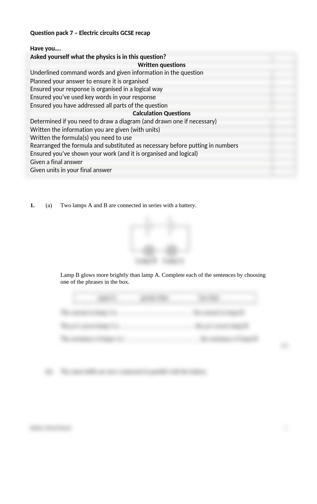 Q pack 7 Electric circuits GCSE recap.docx_dq0vi8f8c14_page1