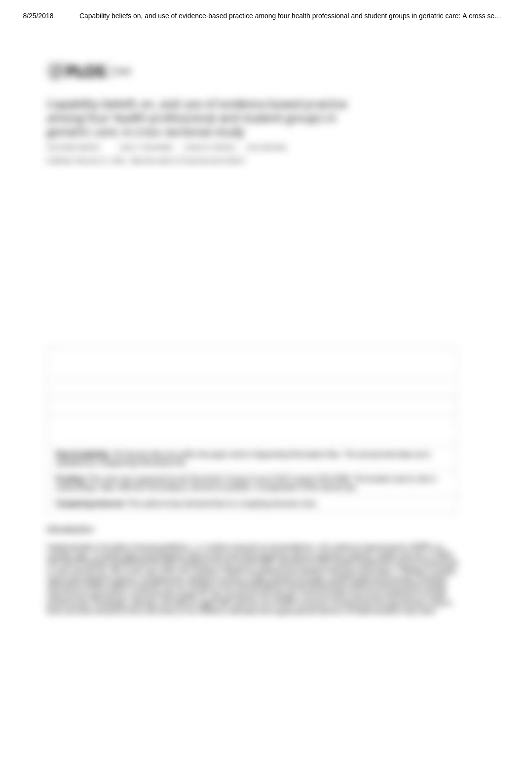 Capability beliefs on, and use of evidence-based practice among four health professional and student_dq162bgtw2s_page1