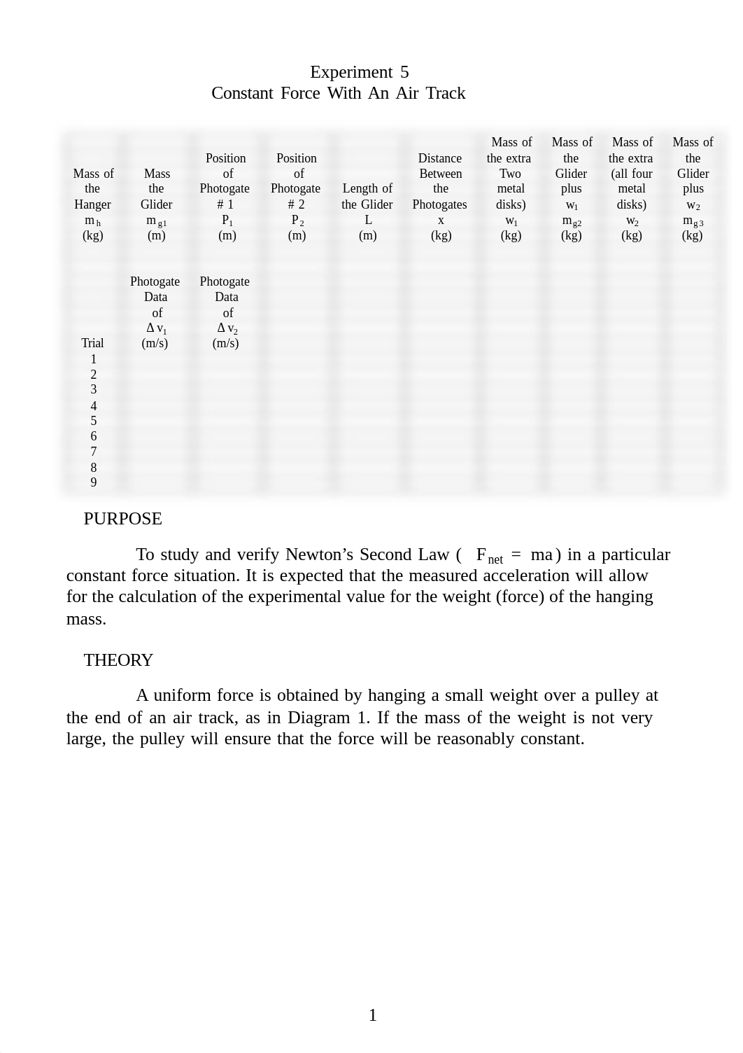 Experiment 5 Constant Force With An Air Track.pdf_dq18e3cletj_page1