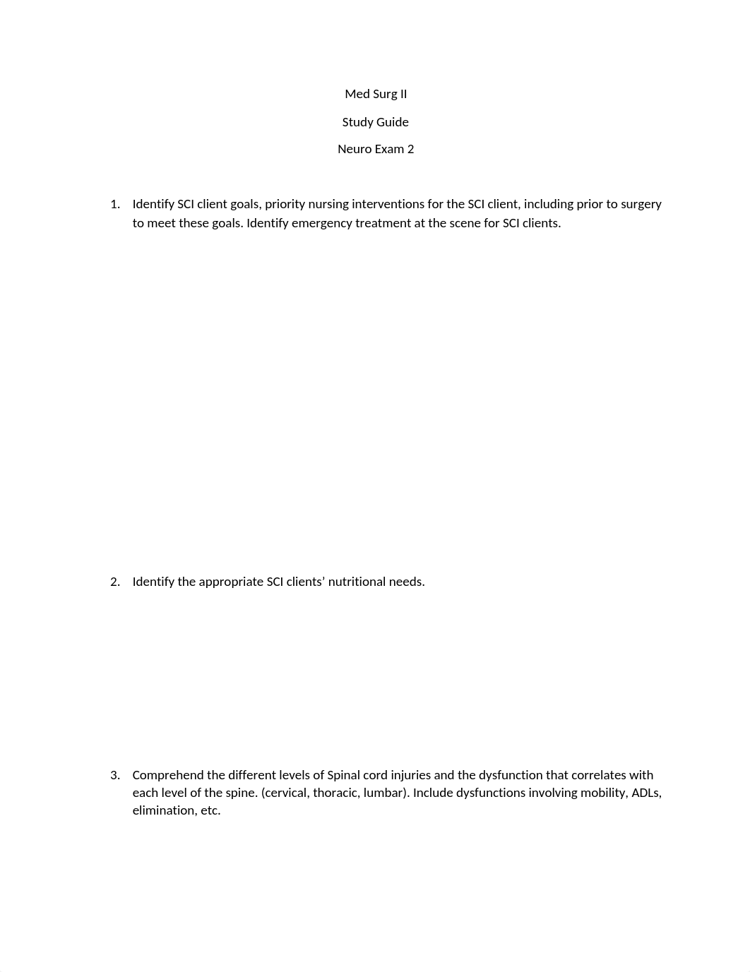 Med Surg II Study Guide Neuro Exam 2.docx_dq1emhpbkq8_page1