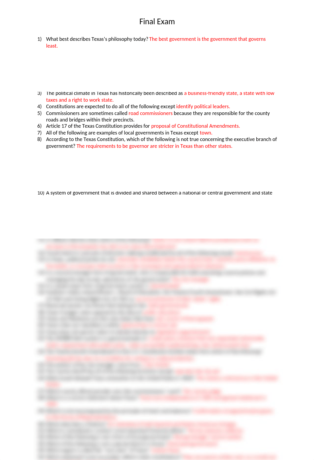 Texas Government - Final Exam.docx_dq1h8sjv8ik_page1